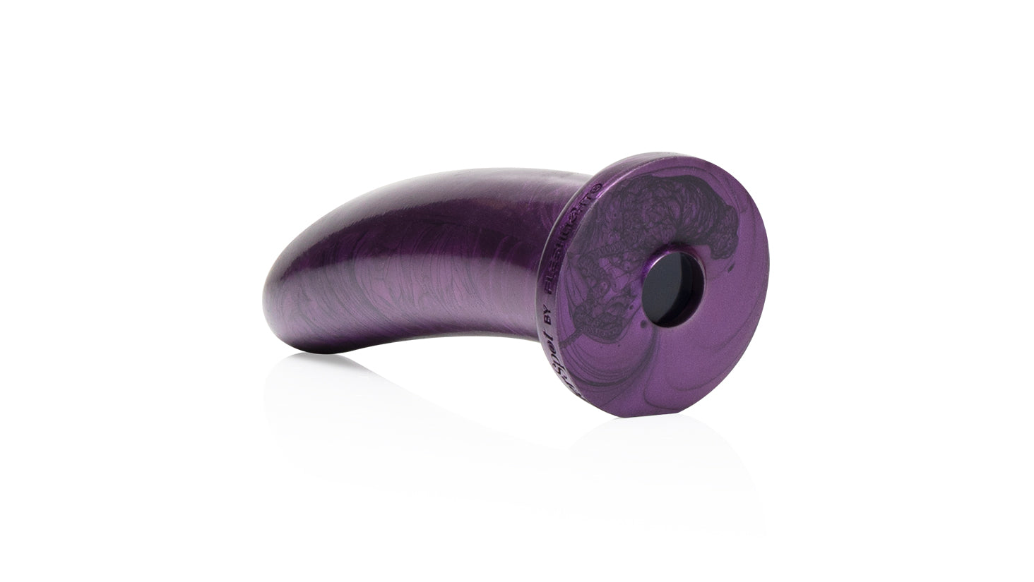 plum-orchid-gode-silicone-large-point-g-17-cm image 3