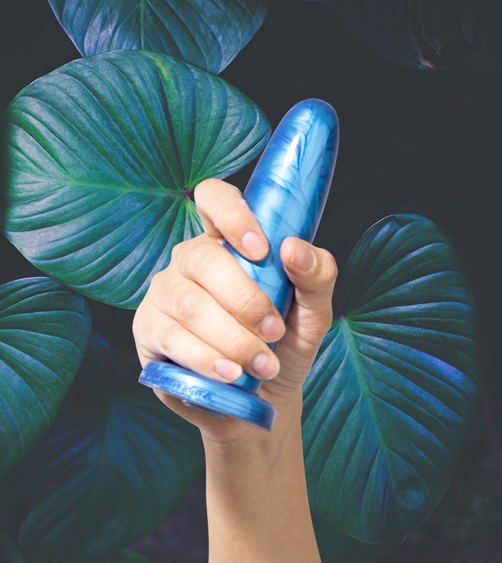 fleshlight-dildos-cobalt-lily-gode-silicone-bleu image 4