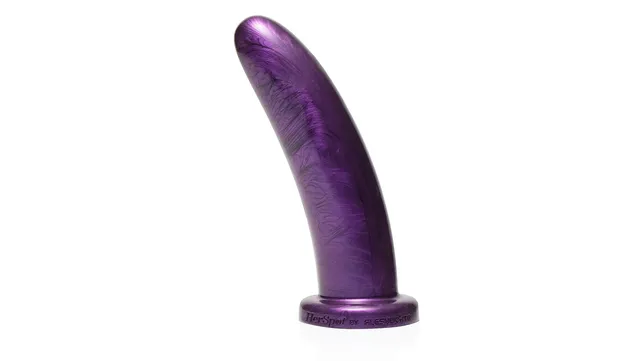 plum-orchid-gode-silicone-large-point-g-17-cm image 1