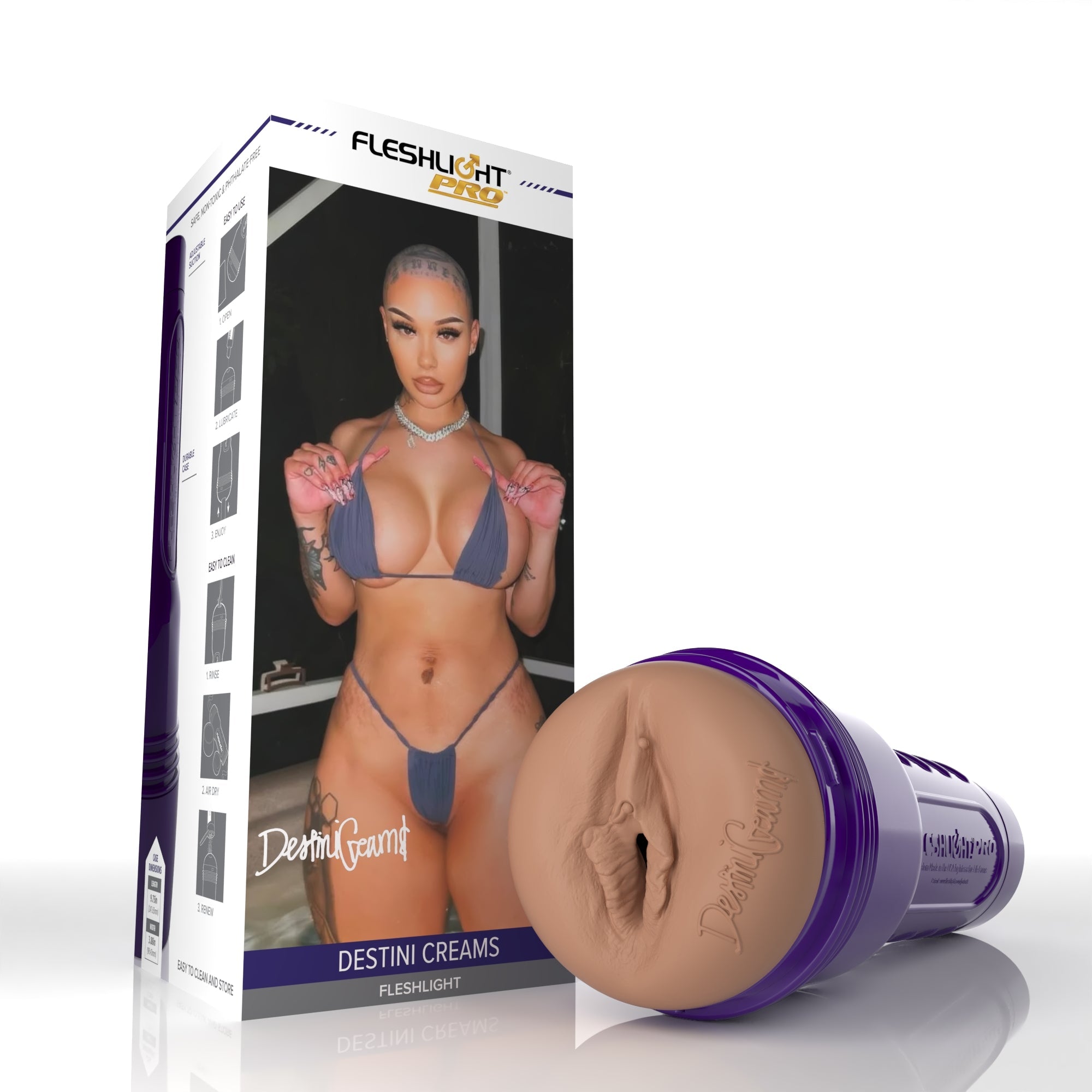 fleshlight-pro-destini-creams-masturbateur-lady-texture-allure image 4