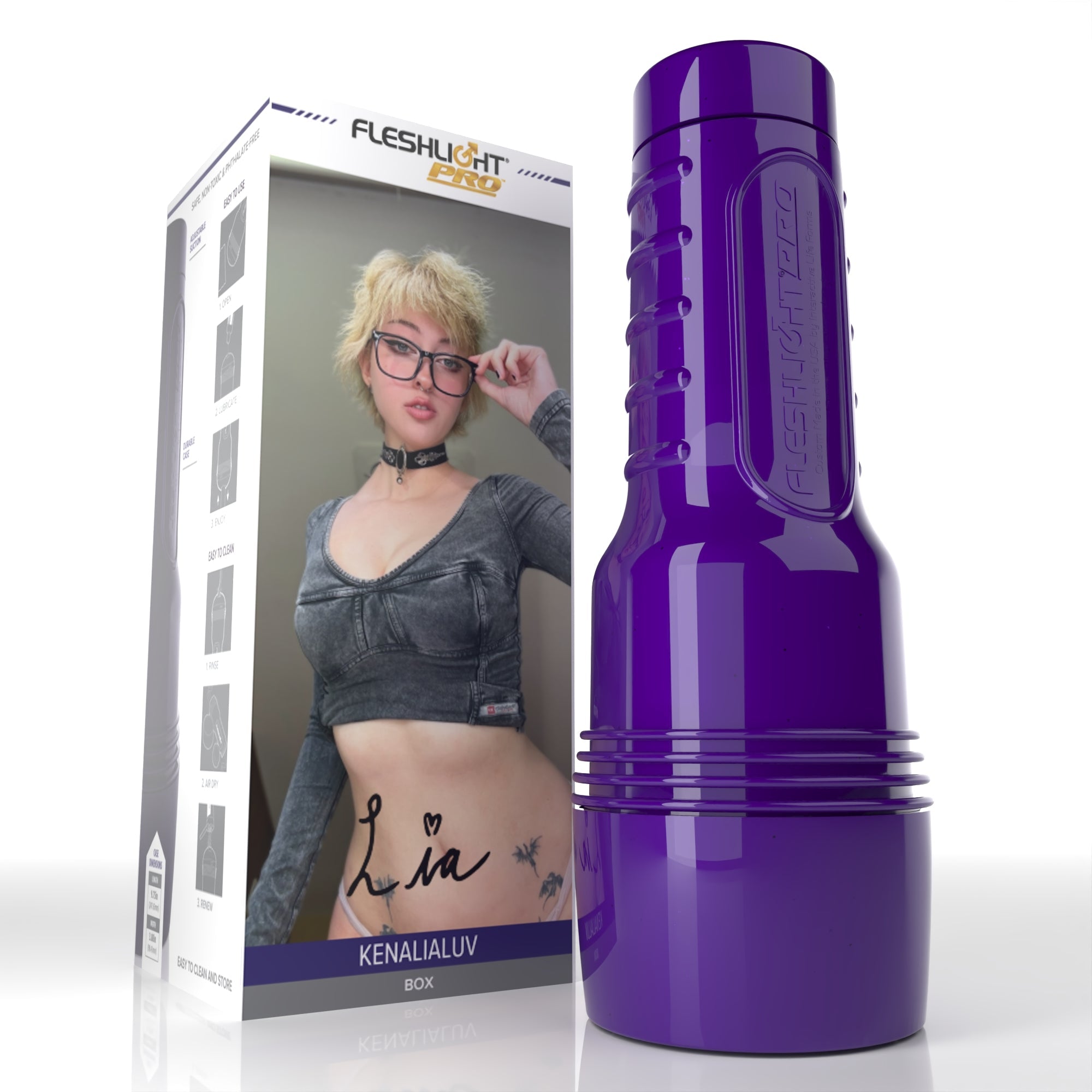 fleshlight-pro-kenalialuv-box-allure-masturbateur-superskin image 1