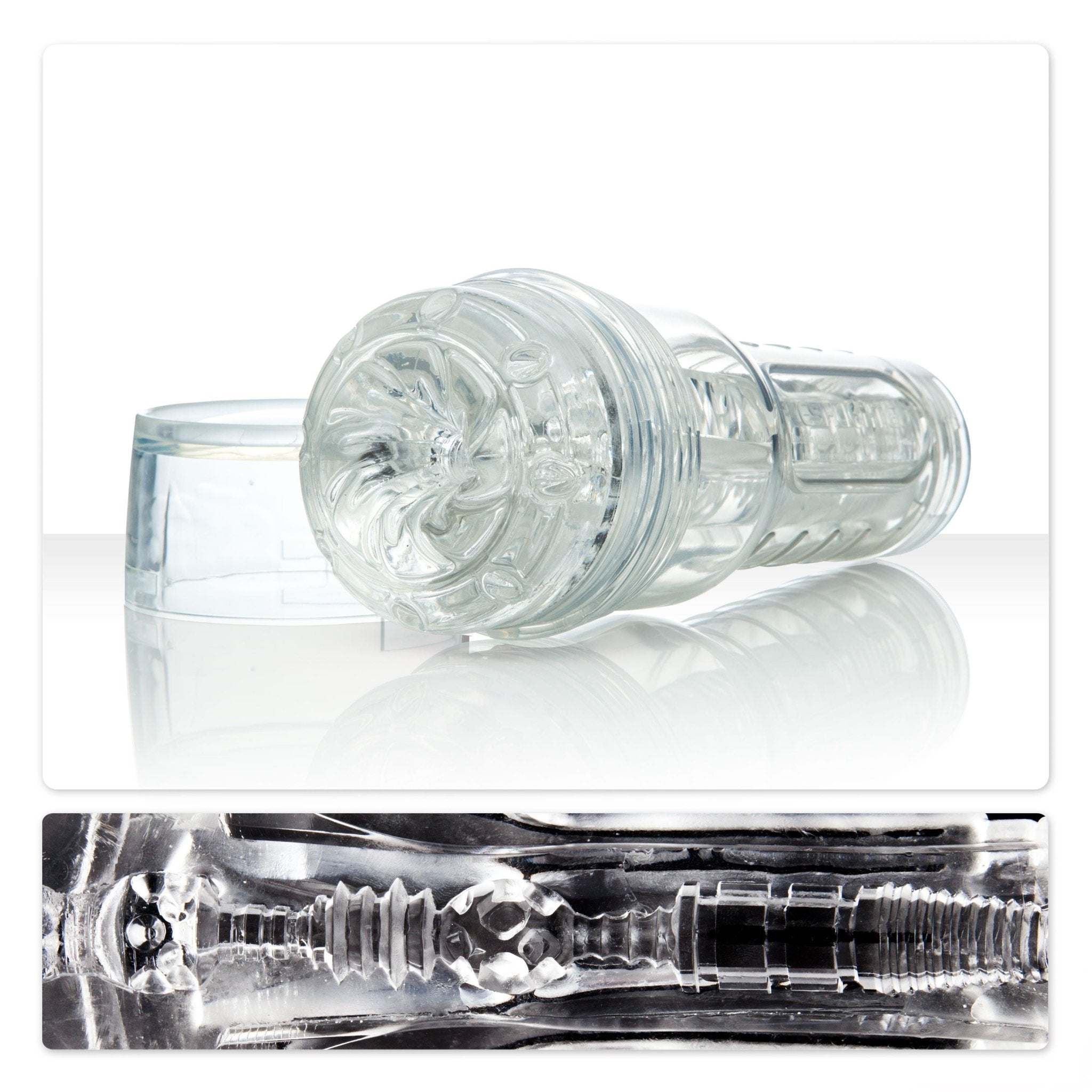 fleshlight-go-torque-ice-masturbateur-compact-transparent image 1