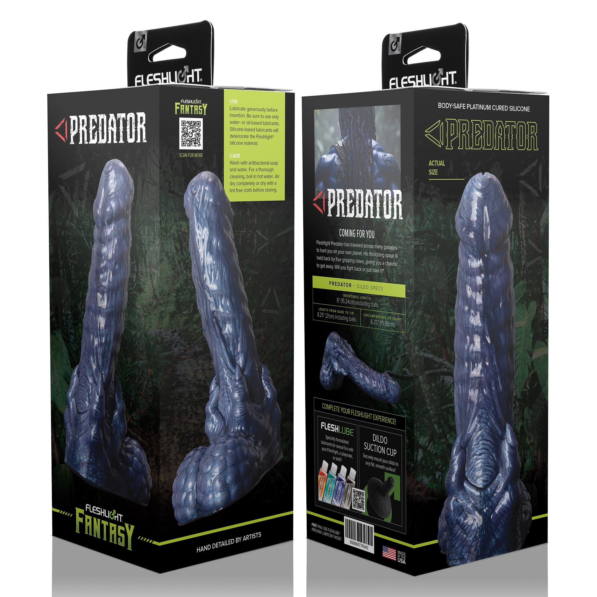 fleshlight-fantasy-predator-dildo-silicone-violet image 5