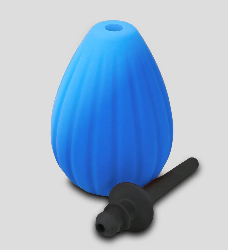 aneros-prelude-kit-poire-lavement-anal-bleu-silicone image 1