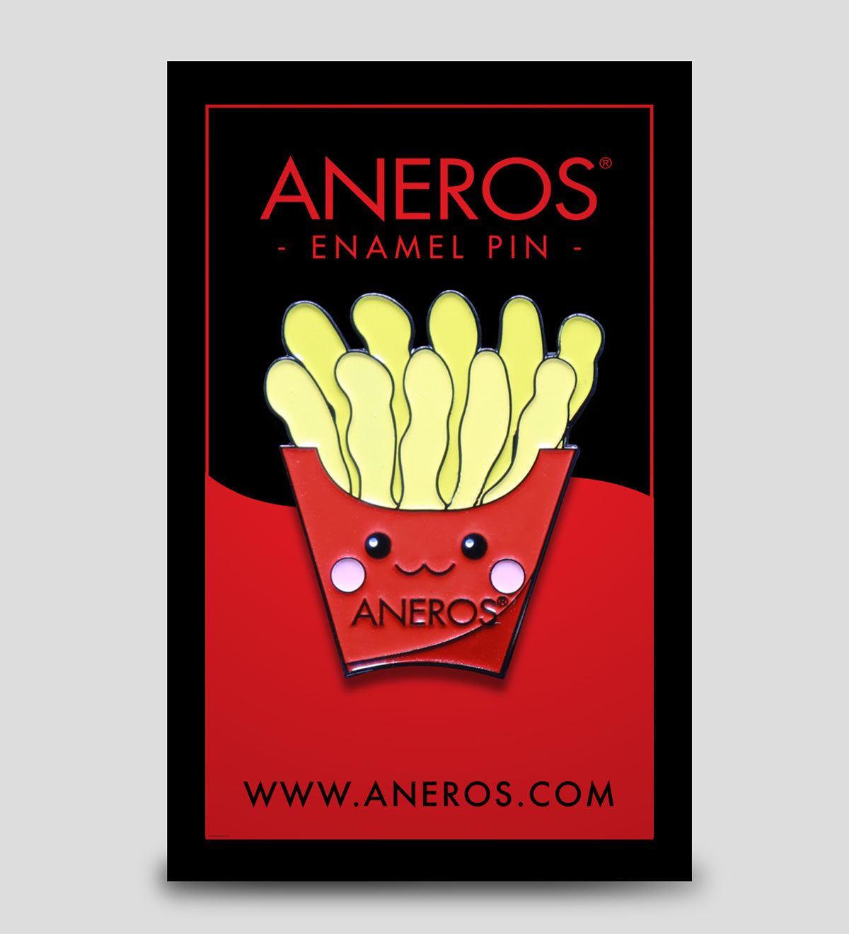 aneros-fries-pin-mail-badge-frites-prostate-booty image 1